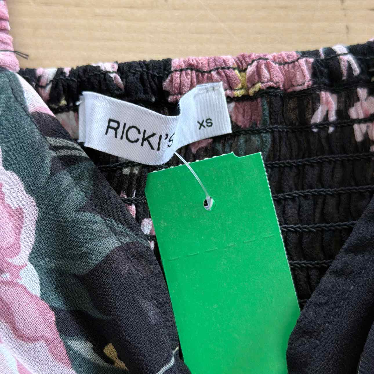 Ricki's Size XS Black Preloved Blouse LS