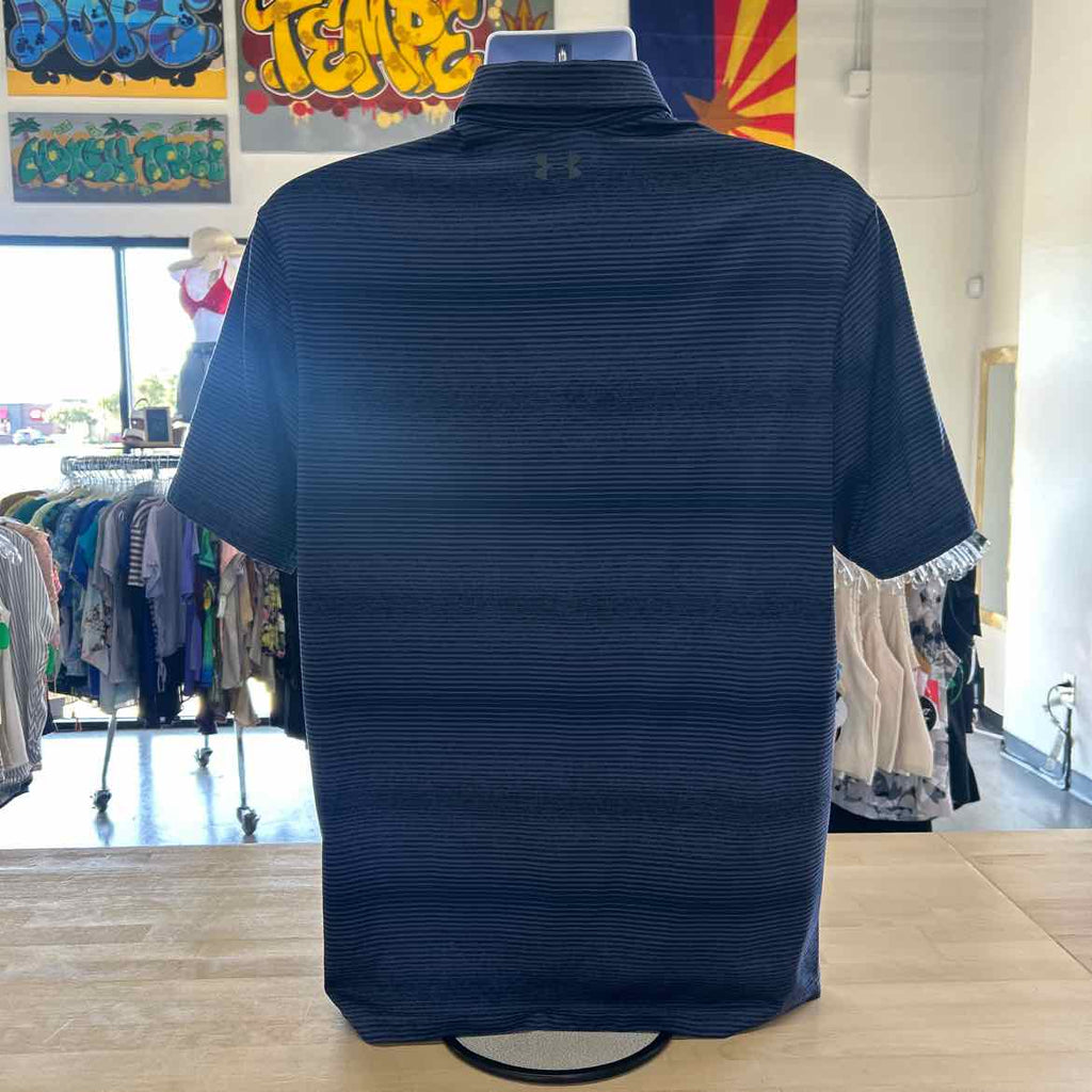 Under Armour Size M Navy Preloved MENS Polo