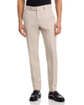beckham Size 34 Slim-fit Pants with Micro Pattern