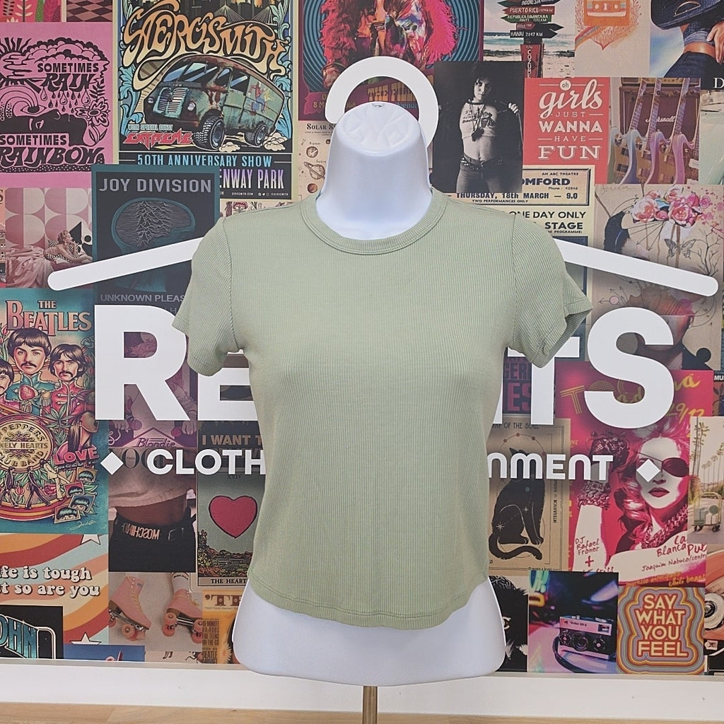 Self E Size XS Soft Ribbed Baby Tee