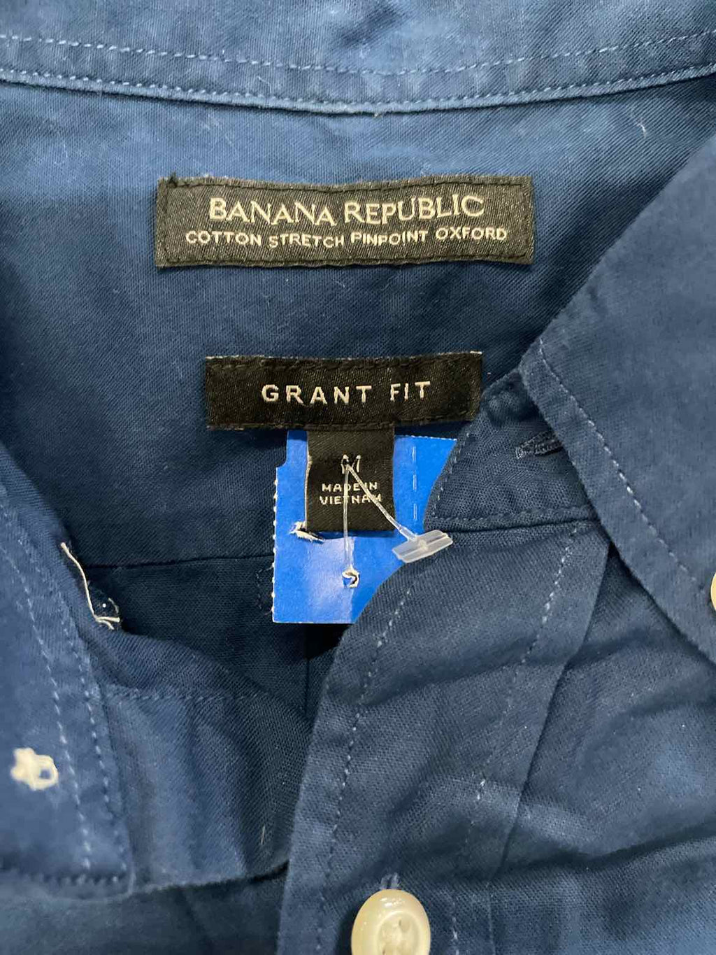 Banana Republic Size M Blue Button Down Shirt