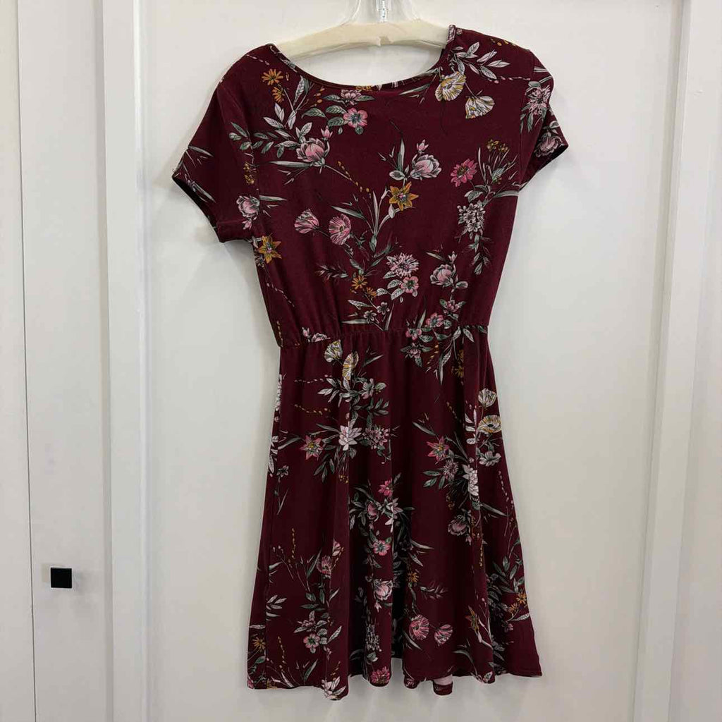 Derek Heart Size M Burgandy Preloved Dress