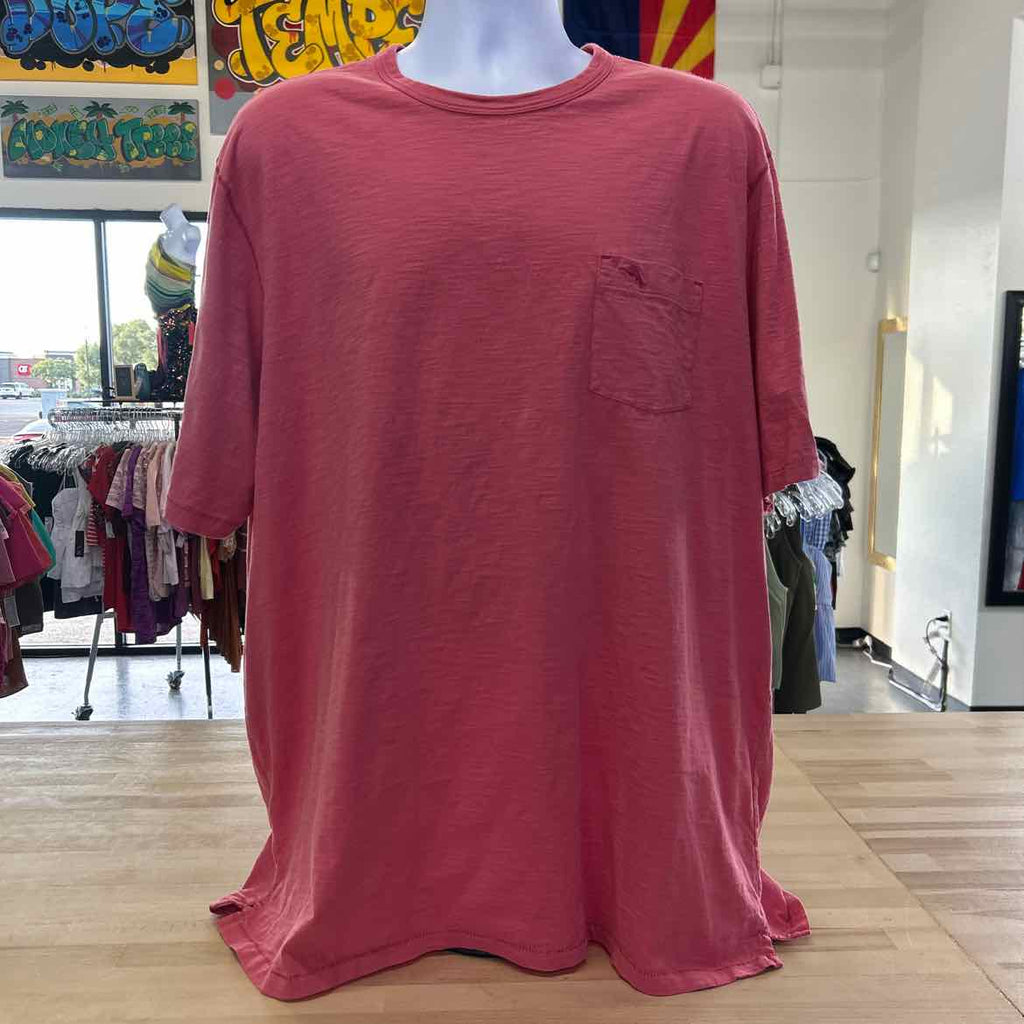 Tommy Bahama Size 2XLT Pink Preloved MENS T-shirt