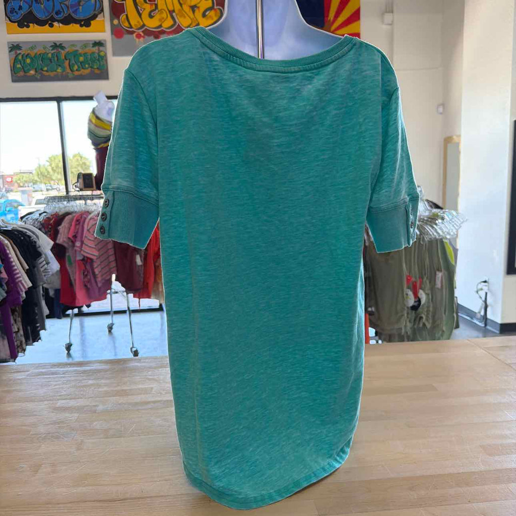 Jane & Delancey Size S Teal New Blouse LS
