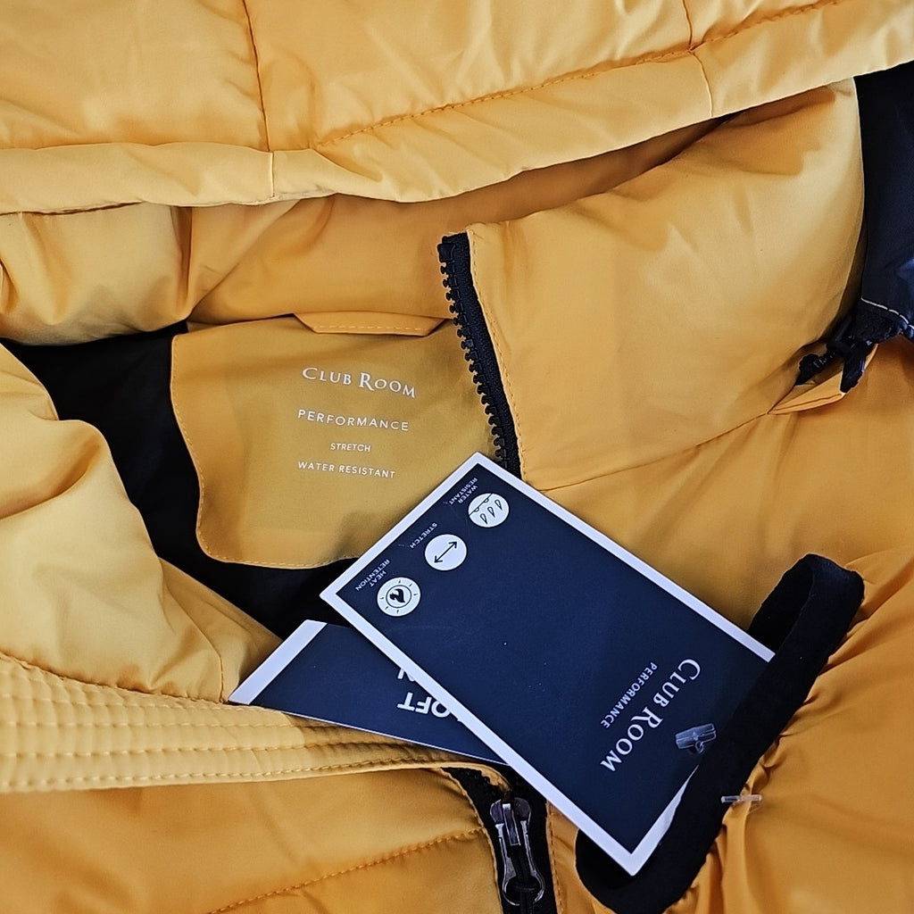 Club Room Men's Size M Yellow MENS Jacket
