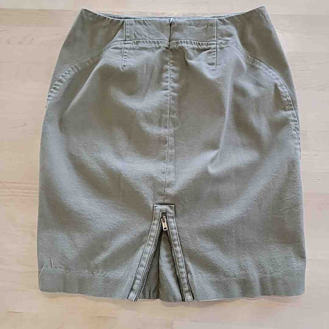 Ann Taylor Size 2P Green Skirt