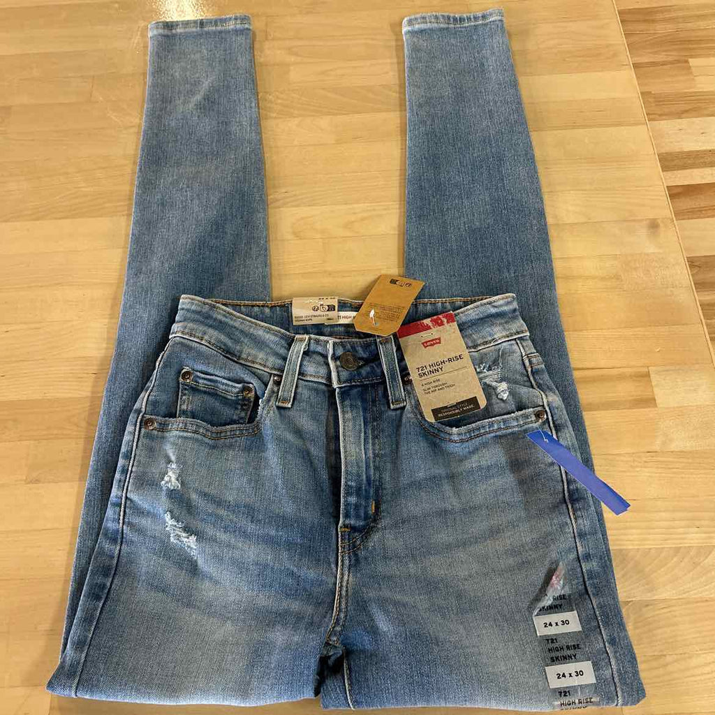 Levi's Size 24x30 Blue Denim New Jeans