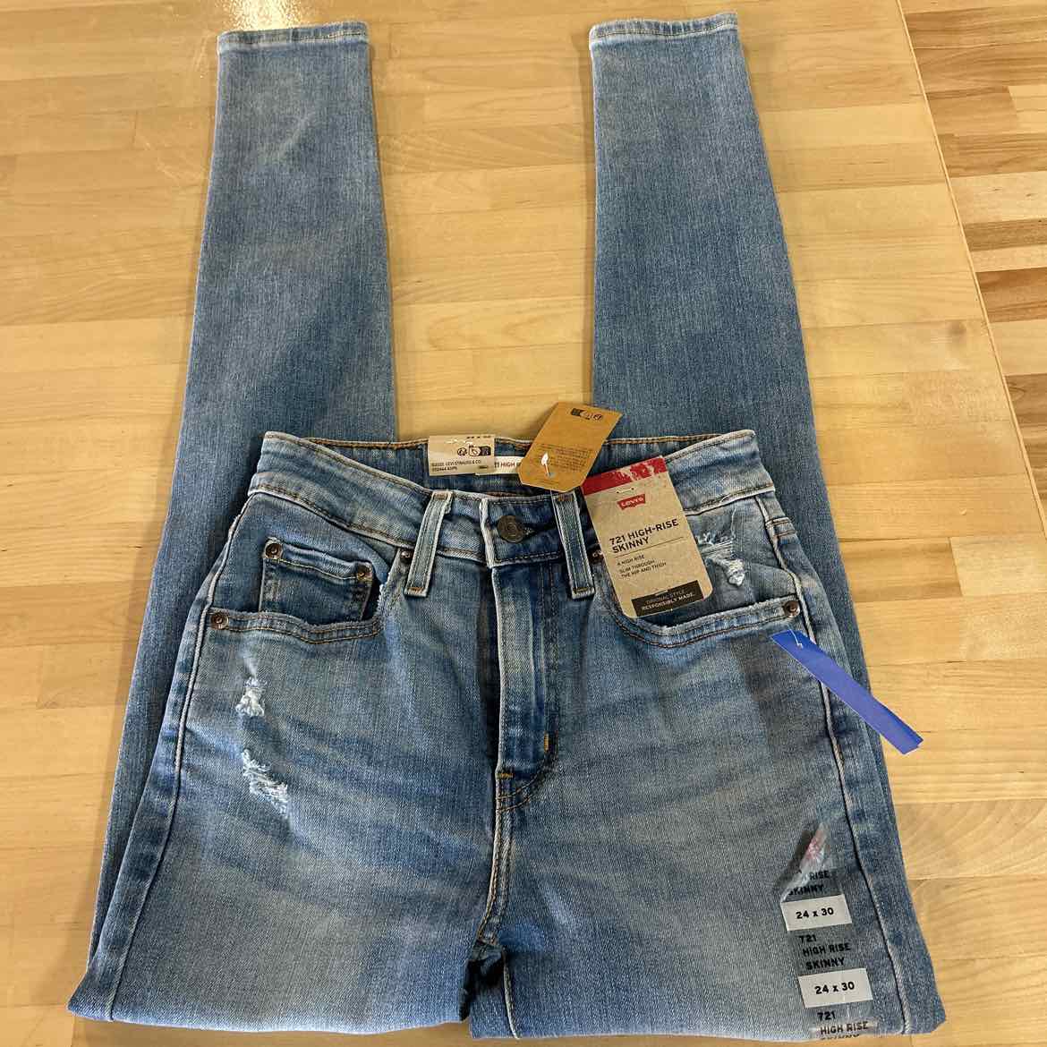 Levi's Size 24x30 Blue Denim New Jeans