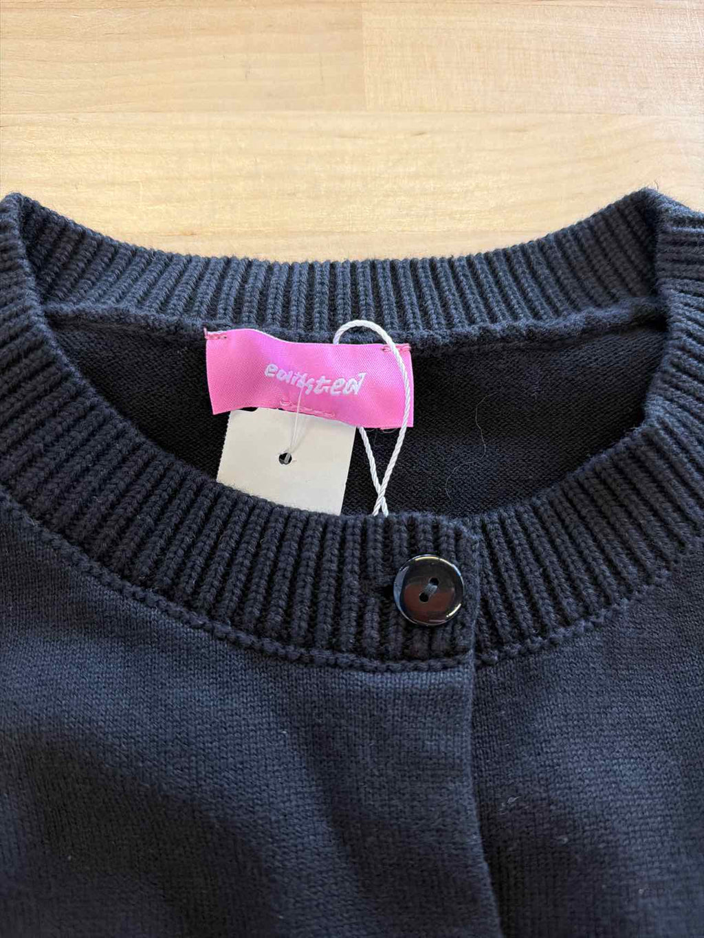 Edikted Size L Black New Cardigan