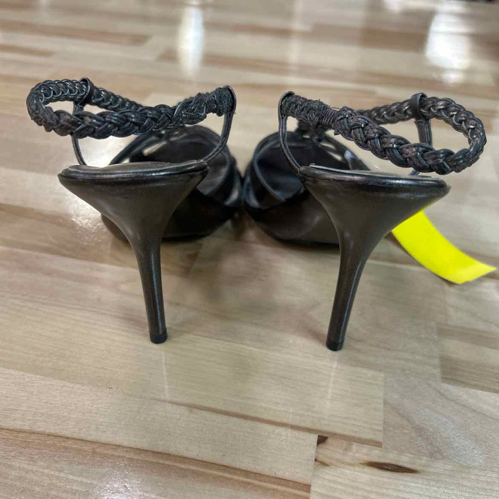 Bebe Size 7 Gray Preloved Heels