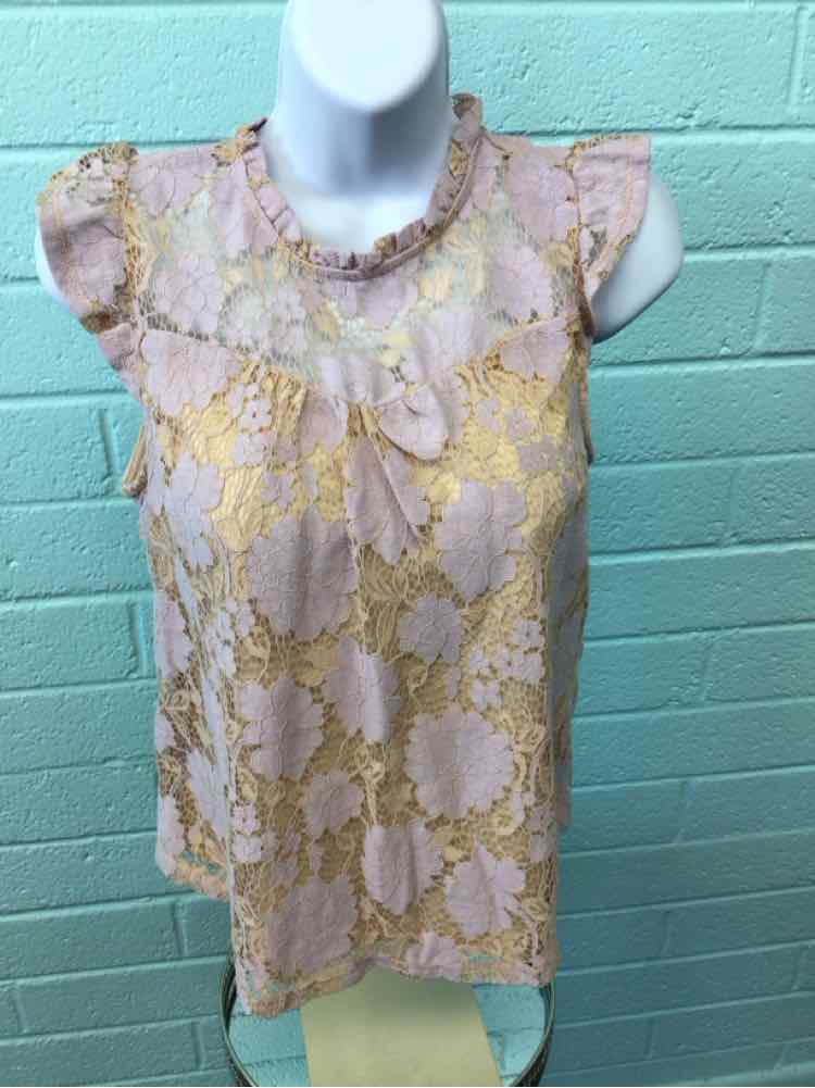 Monteau Size S Pale Pink Sleeveless