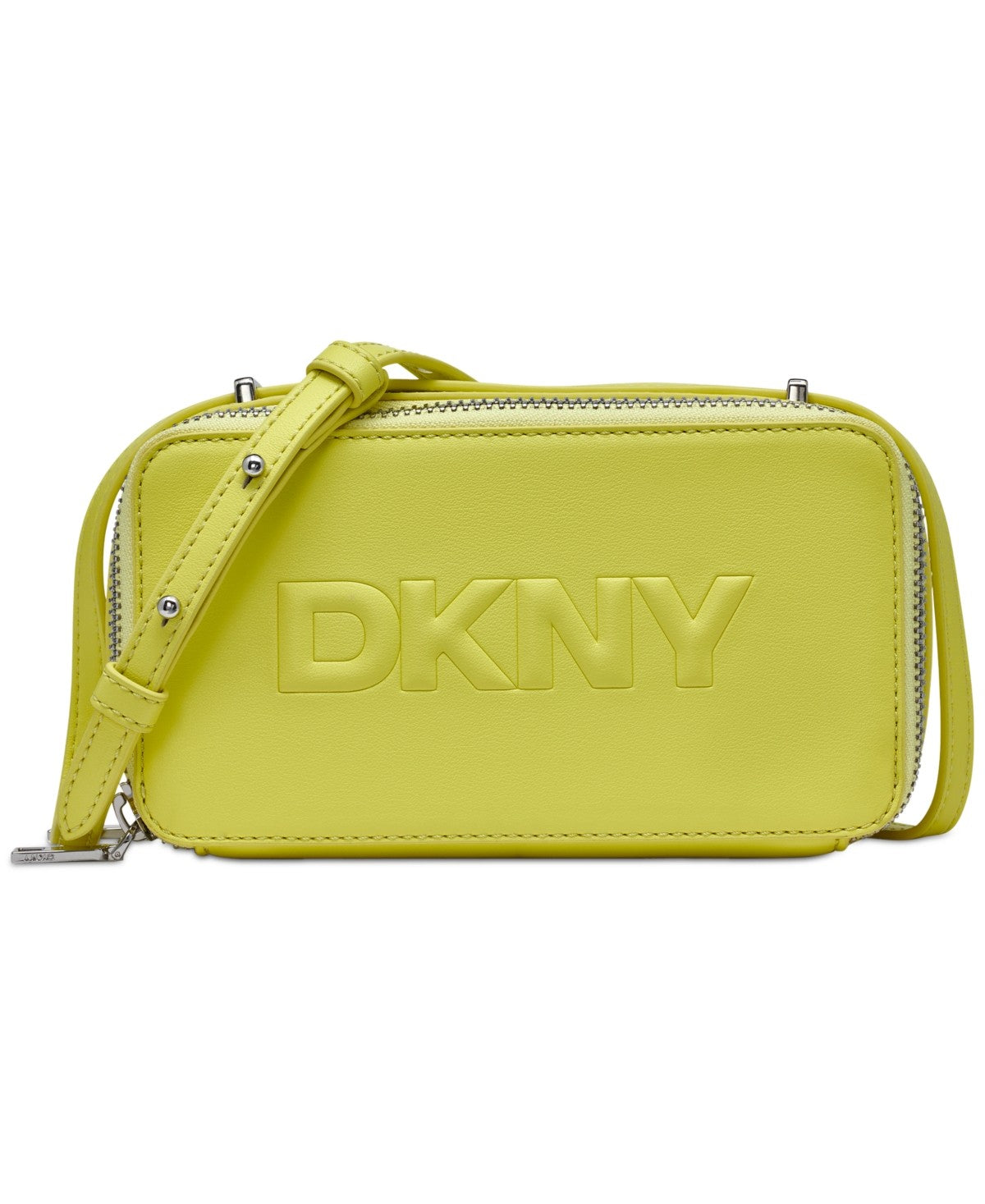 DKNY Carter Mini Logo Camera Bag Acid Yellow Handbag