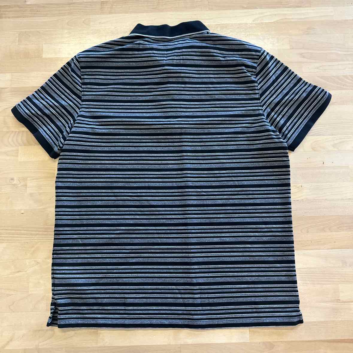 Calvin Klein Size L Gray MENS Polo