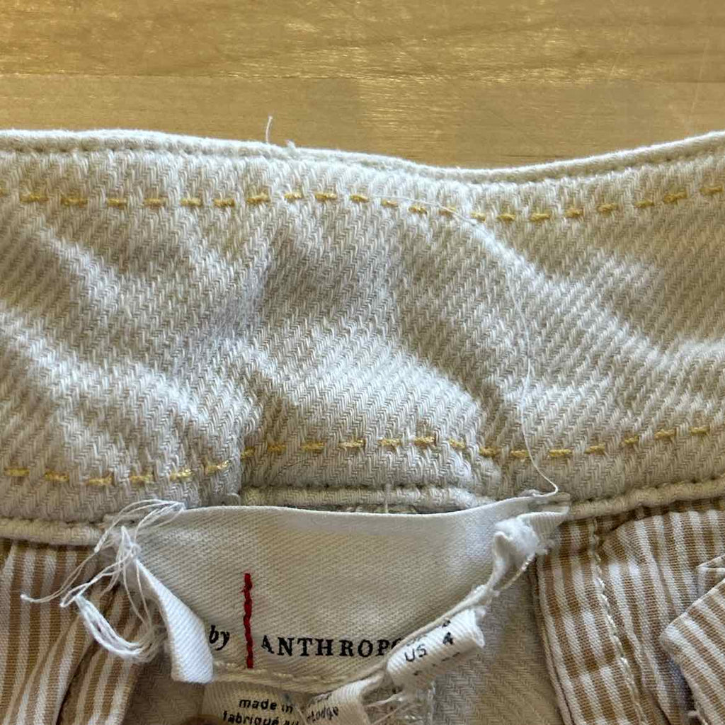 Anthropologie Size 4 Beige Preloved Pants