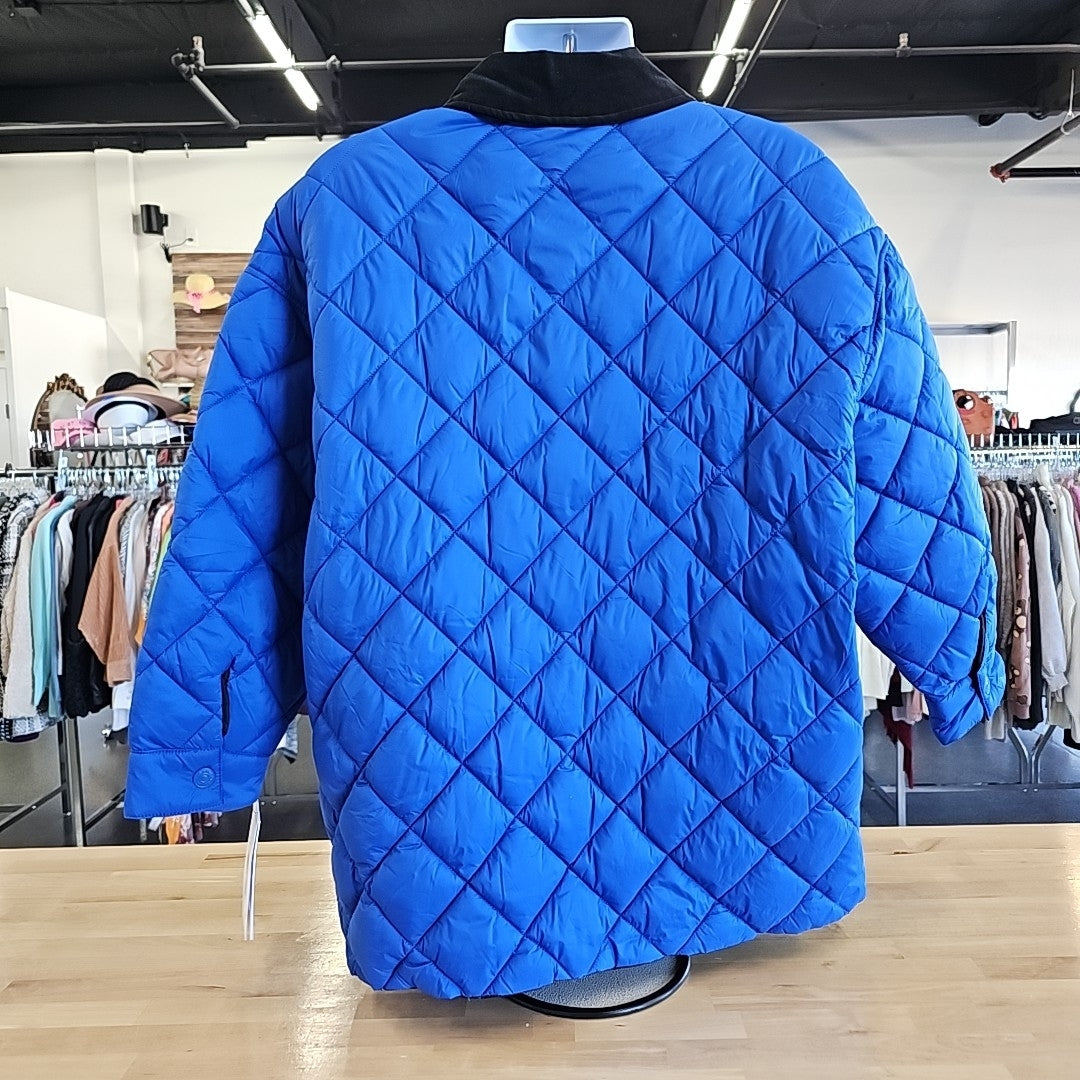 Calvin Klein Size L Blue Black Jacket
