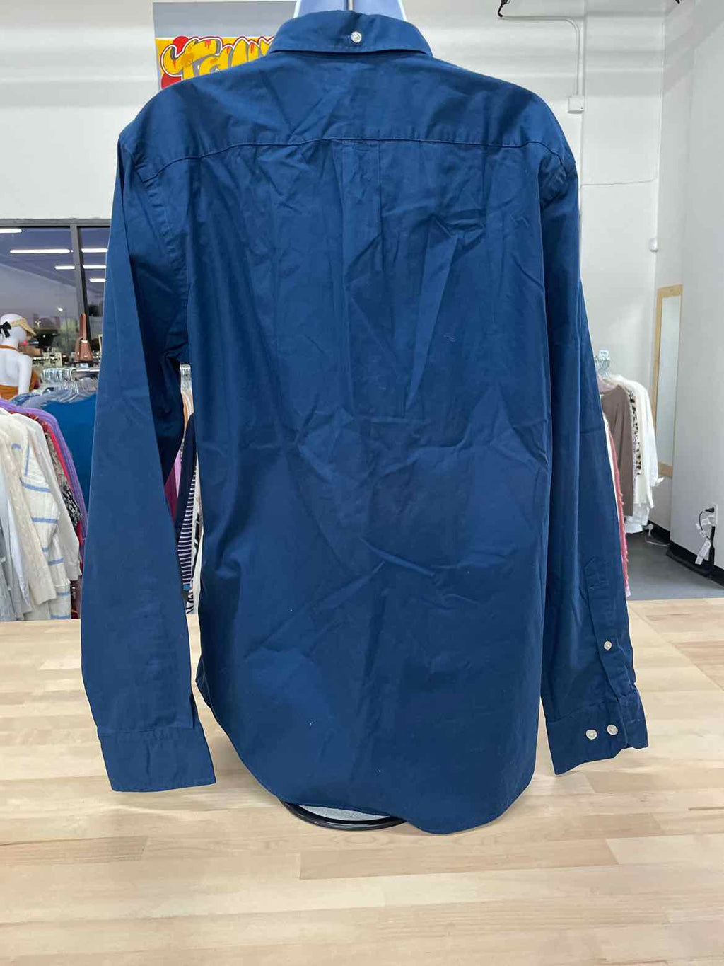 Banana Republic Size M Blue Button Down Shirt