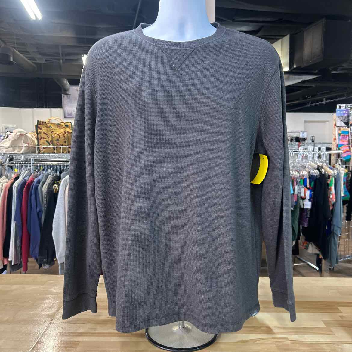 Eddie Bauer Size L Gray Preloved MENS Sweater