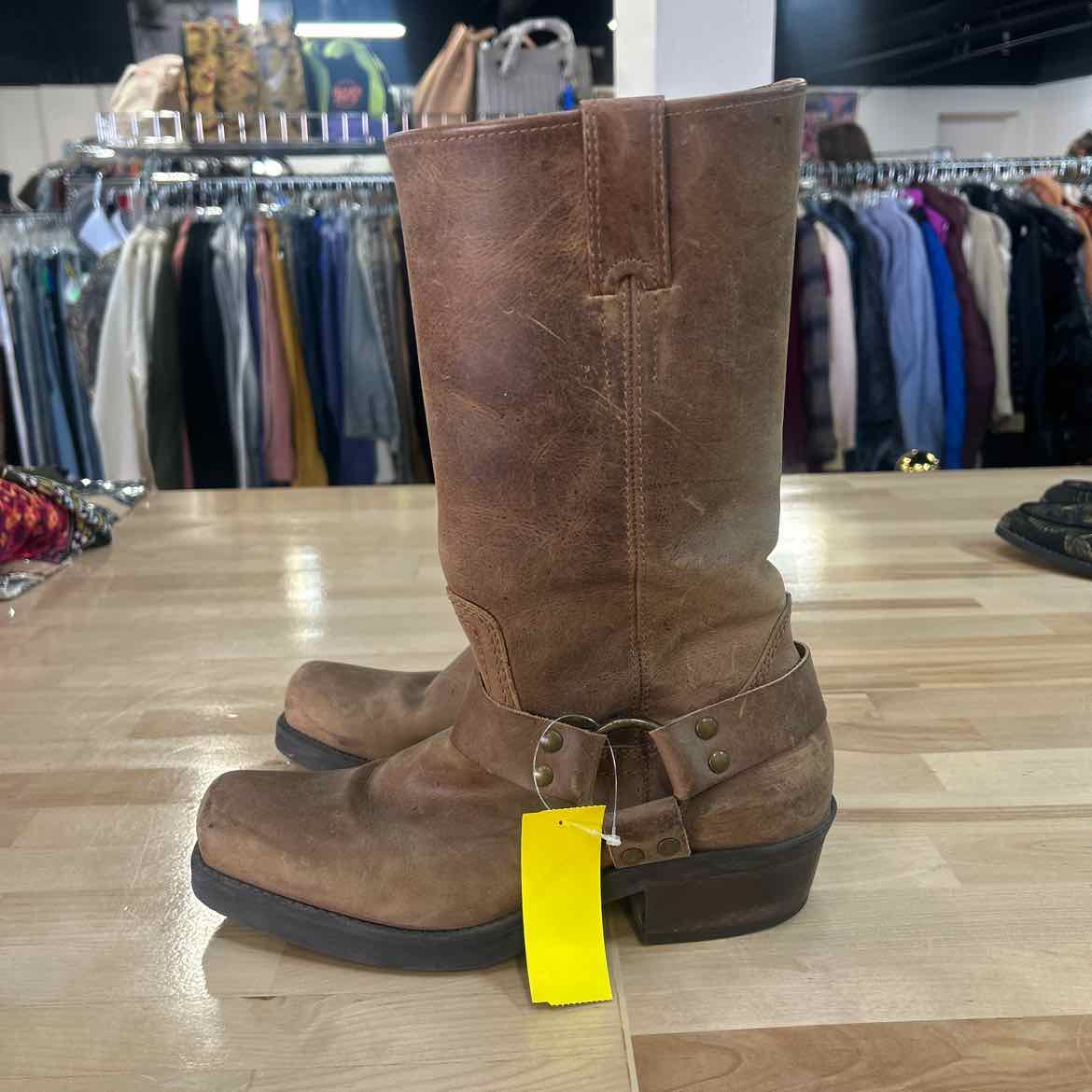 Hightail Size 8 Brown Leather Preloved Boots