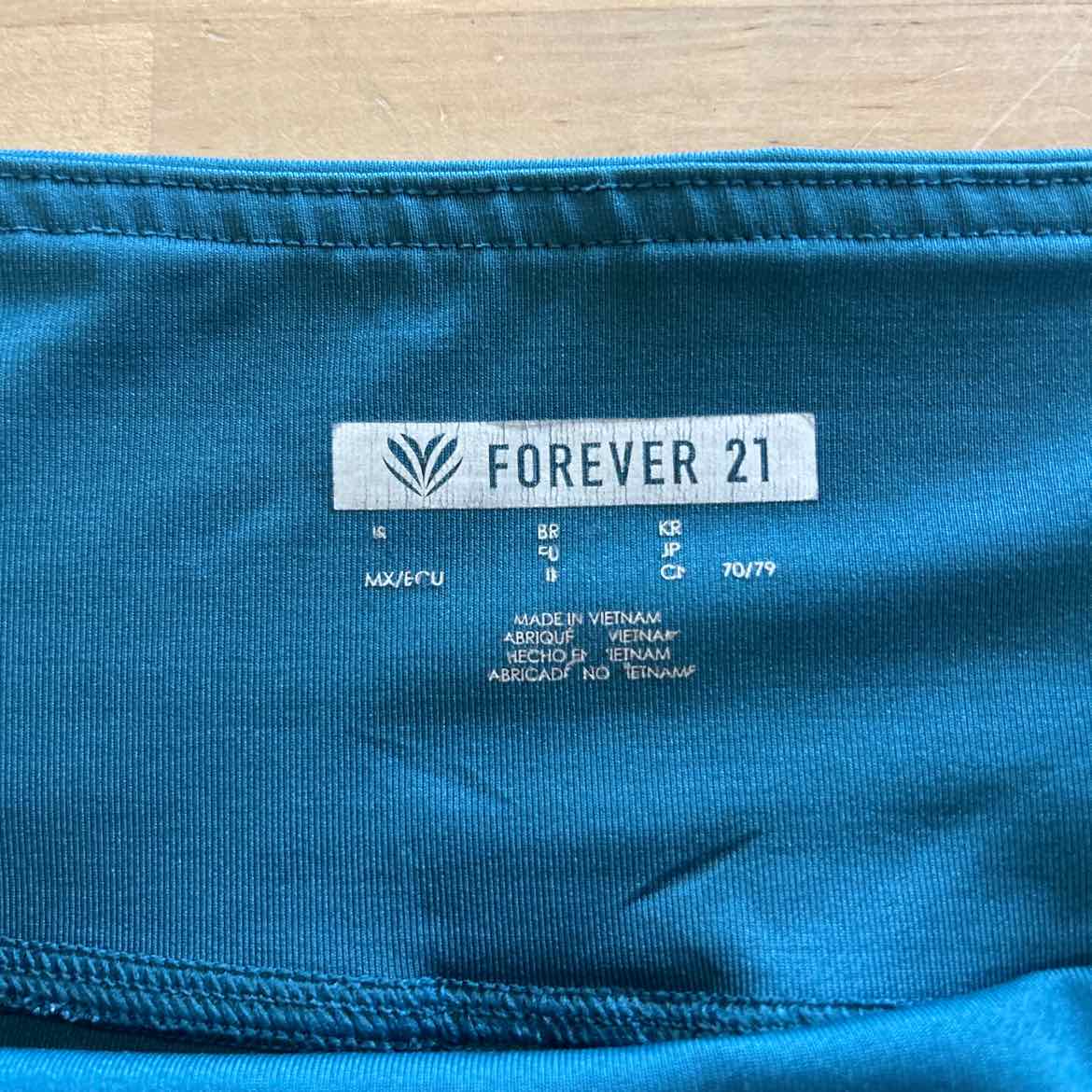 Forever 21 Size M Blue Preloved Leggings