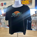 Next Level Size XL Black Preloved T-Shirt SS