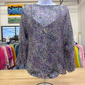 White House Black Market Size XS Purple Preloved Blouse