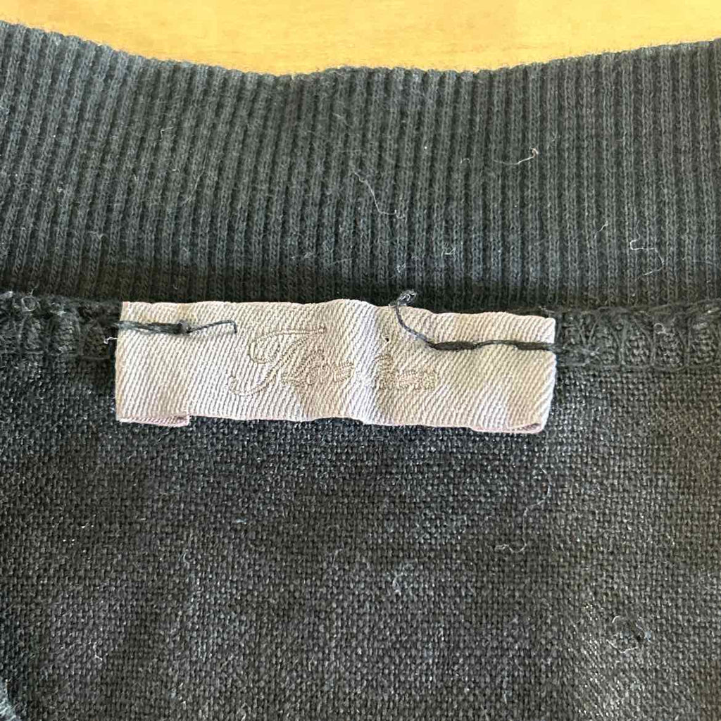 I Love Linen Size M Black Linen Preloved Jacket