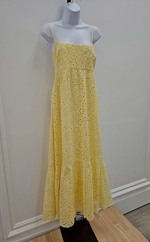 1. State Size S Yellow New Dress