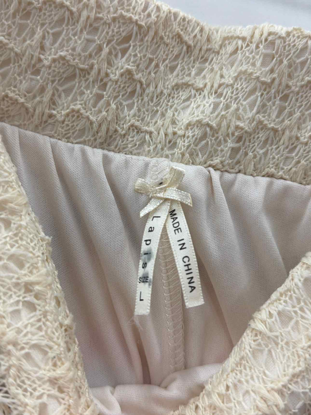 Lapis Size L Tan Used Skirt