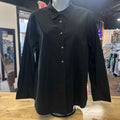 J Crew Size 16 Black Preloved Button Down LS