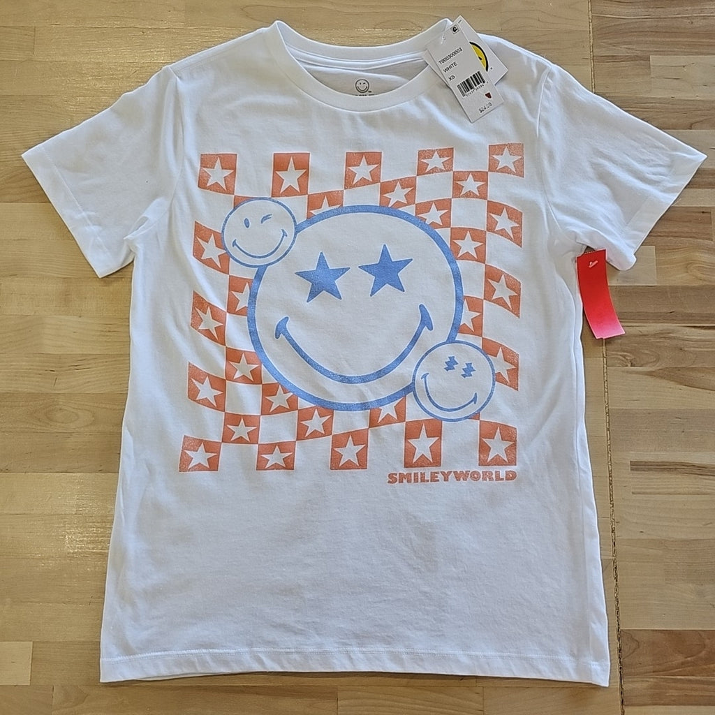 Grayson Threads, the Label Juniors' Smiley Graphic T-Shirt