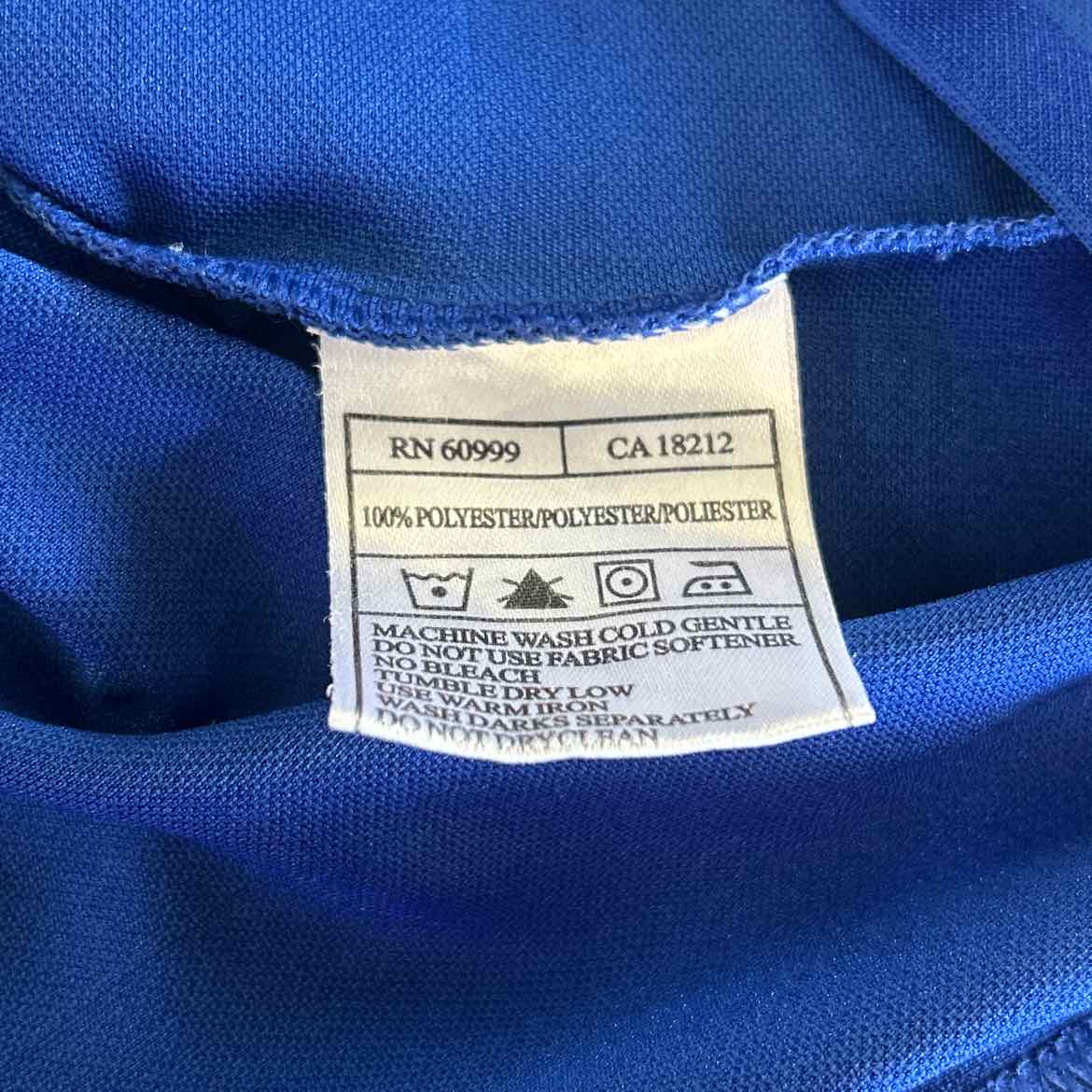 Antigua Size M Blue Preloved MENS Polo