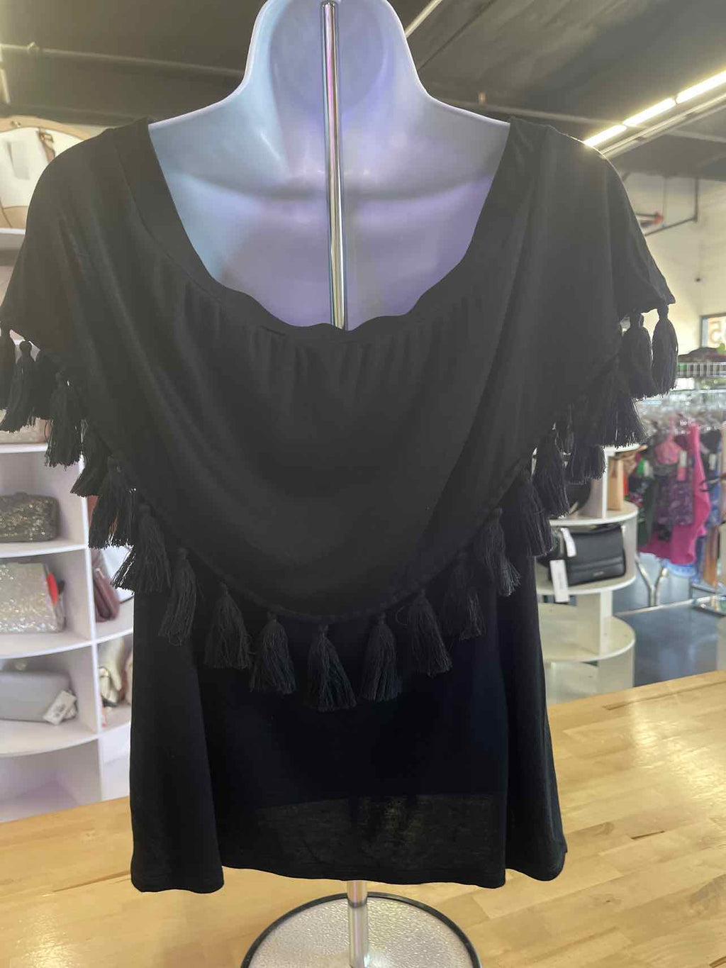 White House Black Market Size XS Black Preloved Tube
