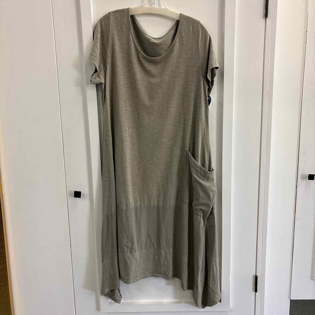 Soft Surroundings Size L Green Preloved Dress