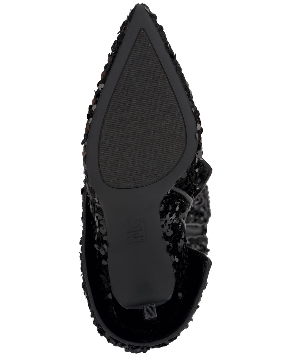 I.N.C. International Concepts Skylar Cuff Dress Boots Black Sequin 8M