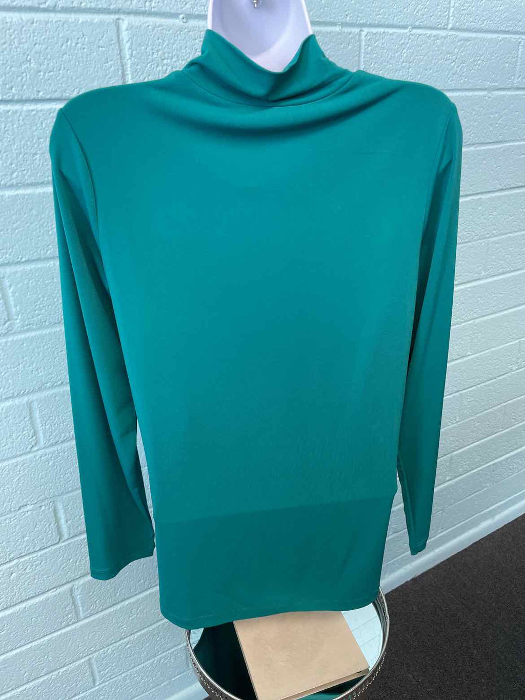 Susan Graver Size XS Teal Blouse