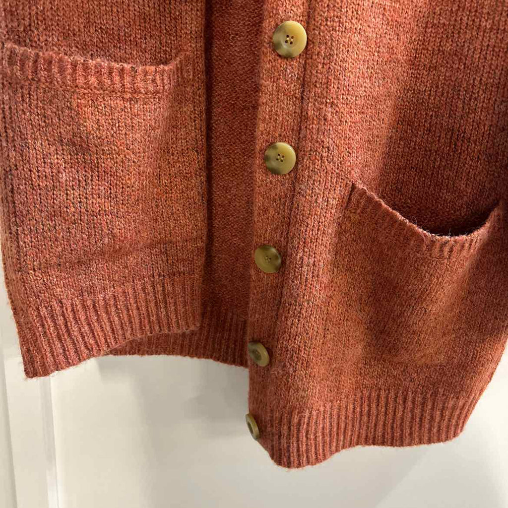 ANA Size M Orange Preloved Duster