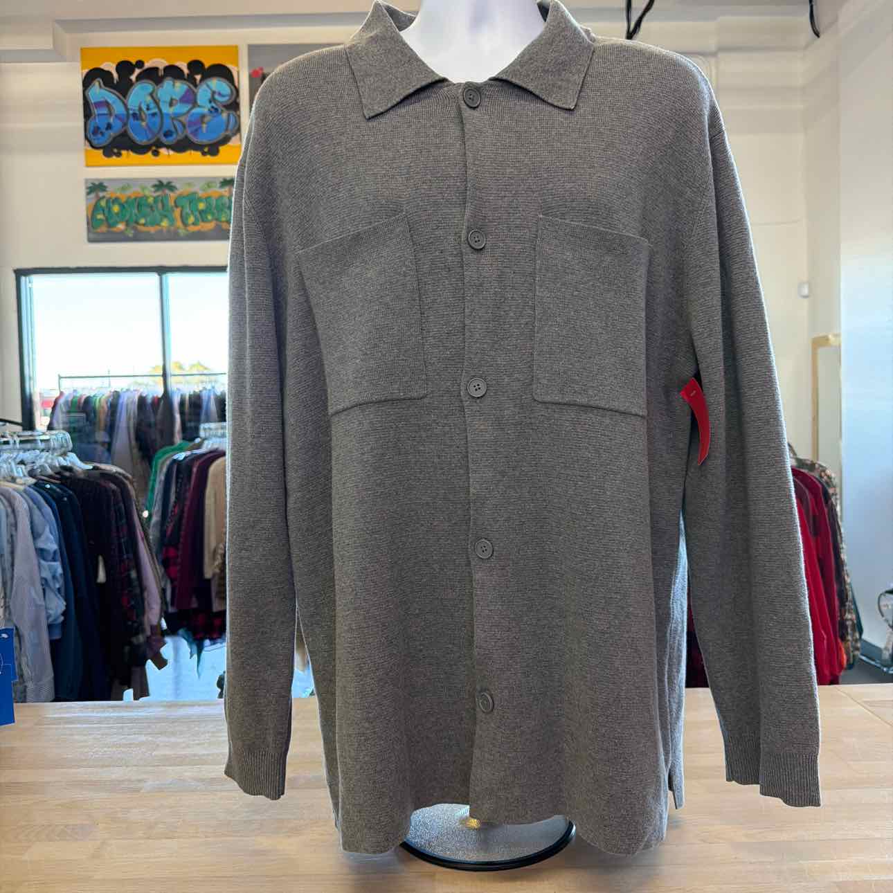 Alfani Size XL Grey MENS Jacket