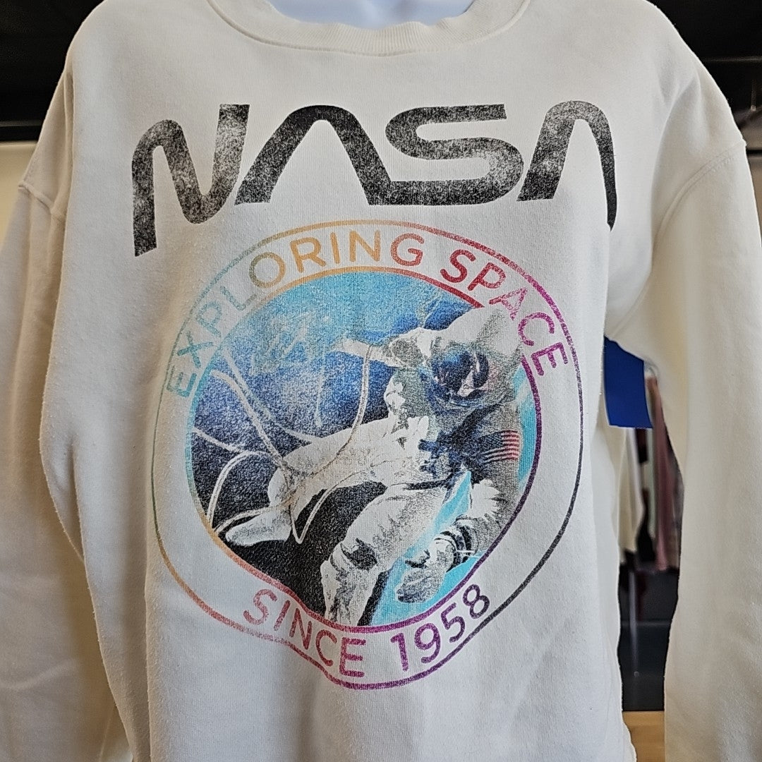 Nasa Size S White Sweatshirt