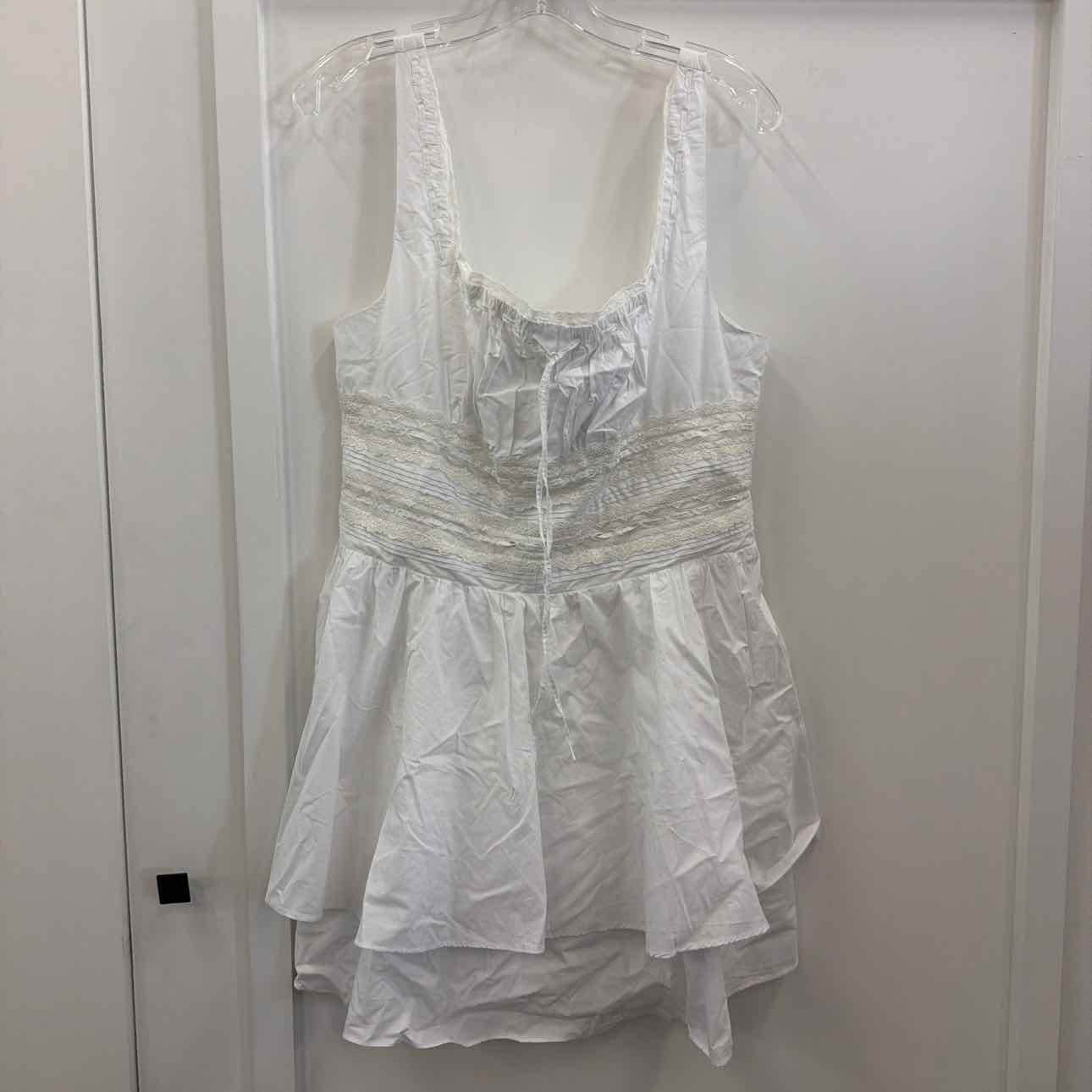 Astr the Label Women's Melaine Lace-Trim Fit & Flare Mini Dress - White