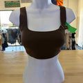 Skims Size S Brown New Sports Bra