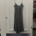 Banana Republic Size L black/cream Silk Preloved Dress