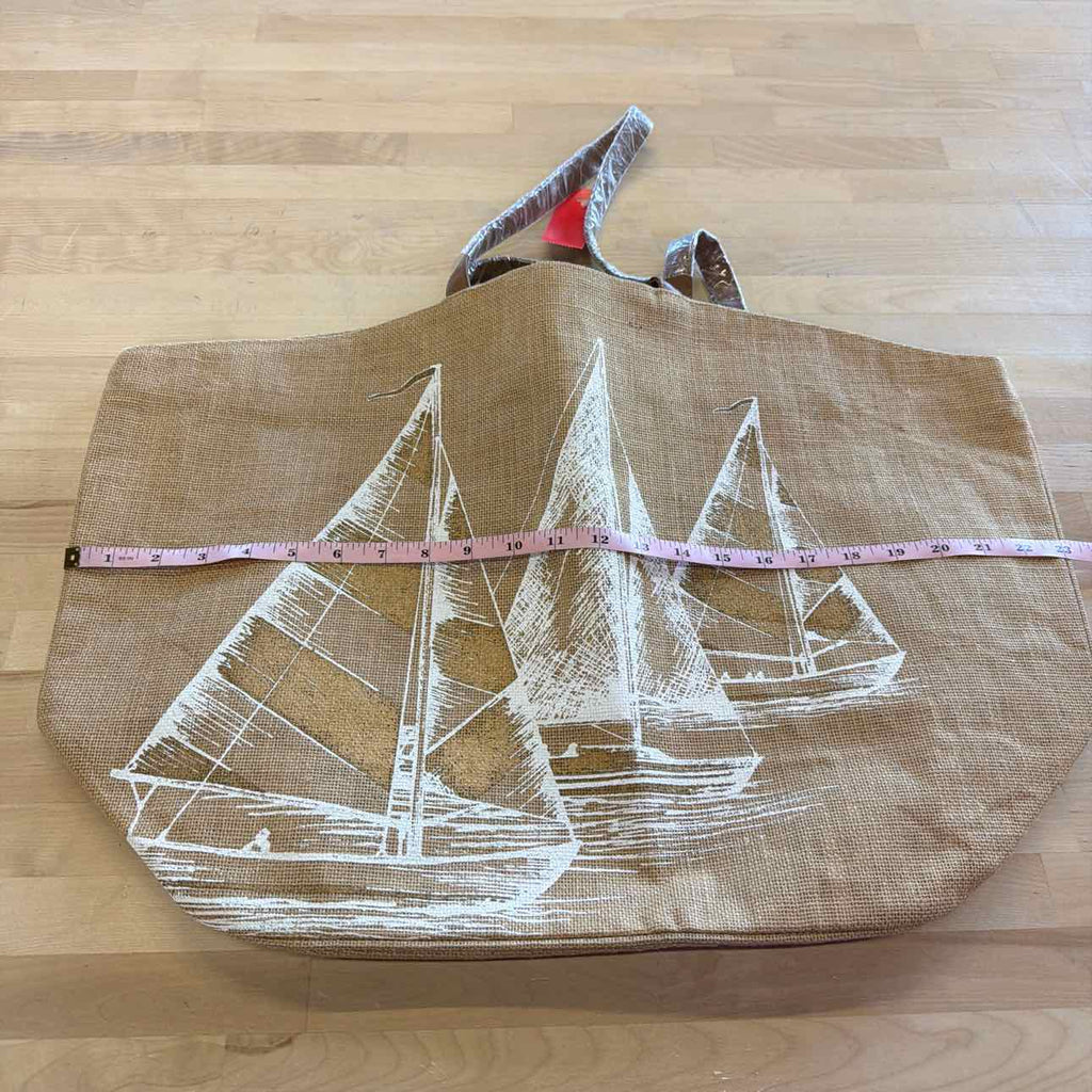 Mudpie Tan Large Tote
