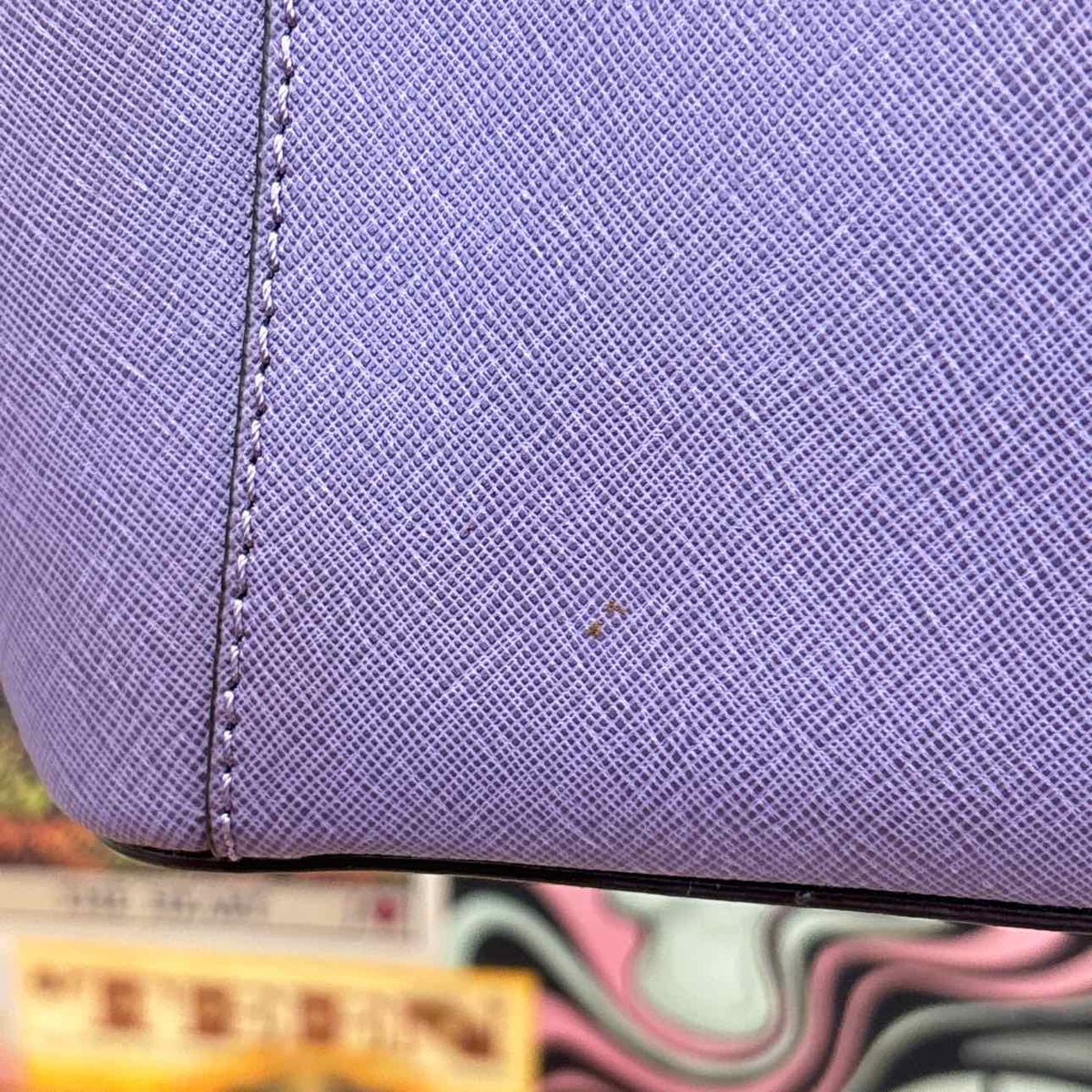 Michael Kors Purple Leather Totes