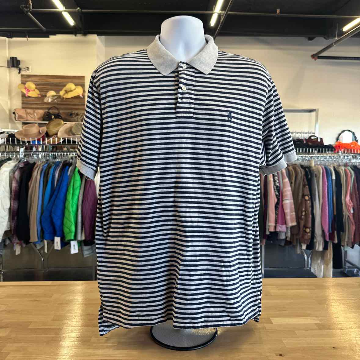 Ralph Lauren Size XL Gray MENS Polo