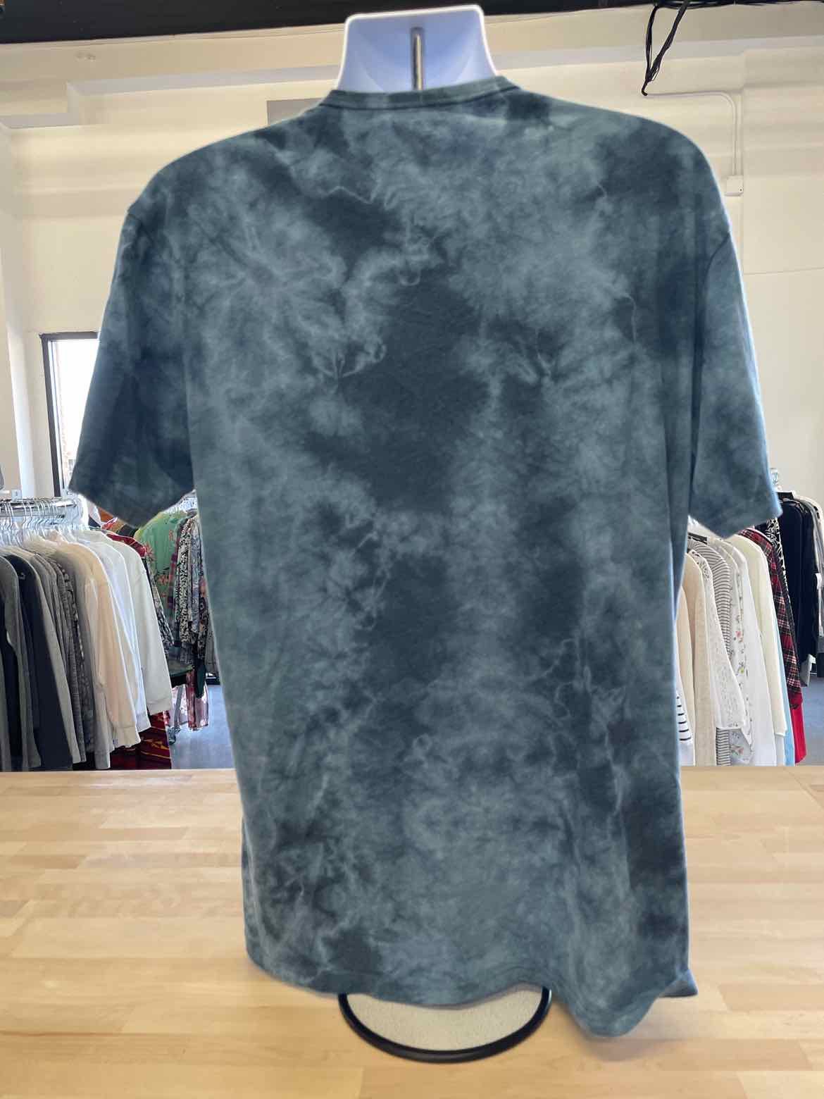 Lucky Size XL Blue MENS Short Sleeve Shirt