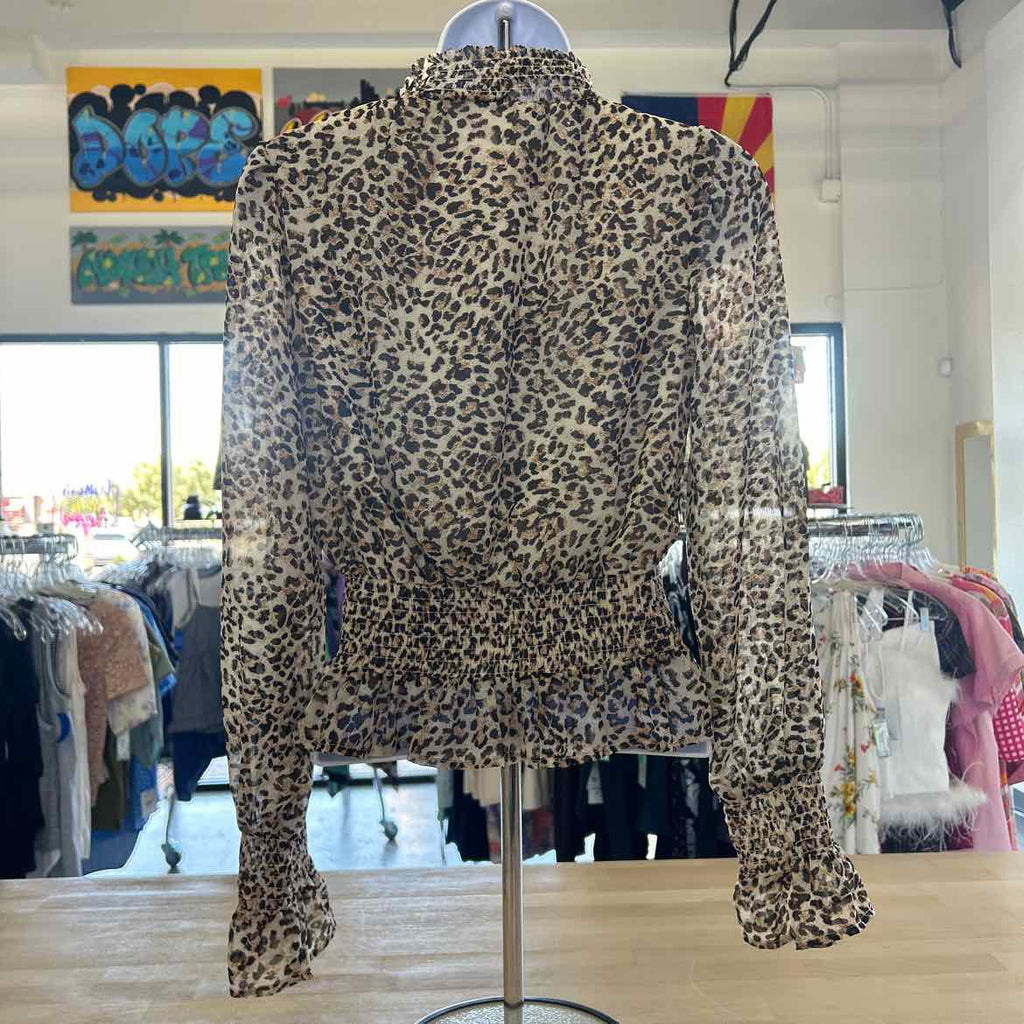 Japna Size S Tan Preloved Blouse LS