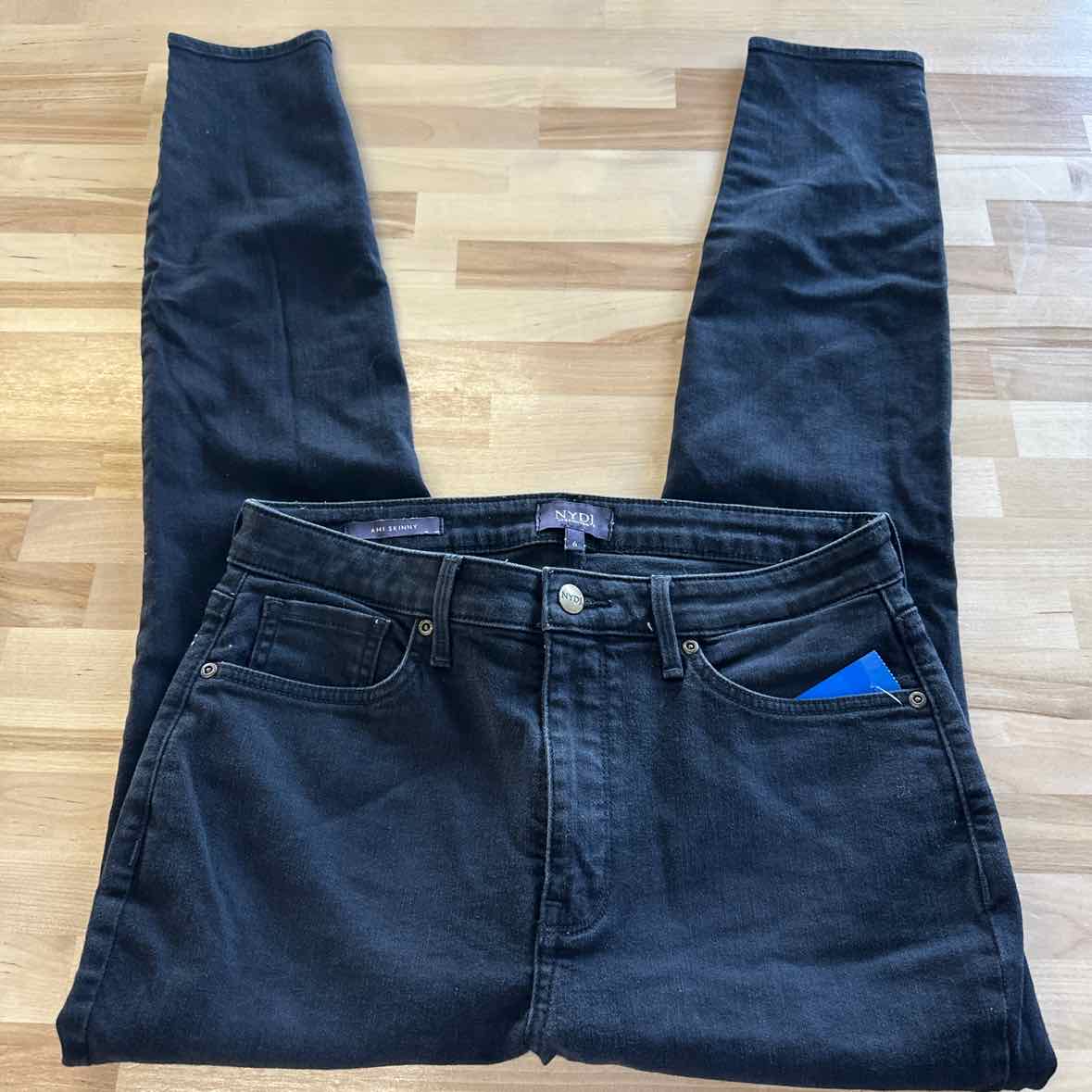 NYDJ Size 6 Black Jeans