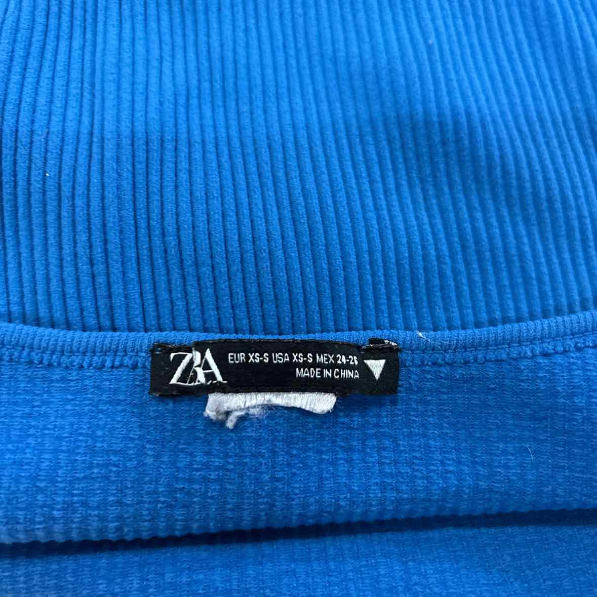 zara Size XS Blue Tank