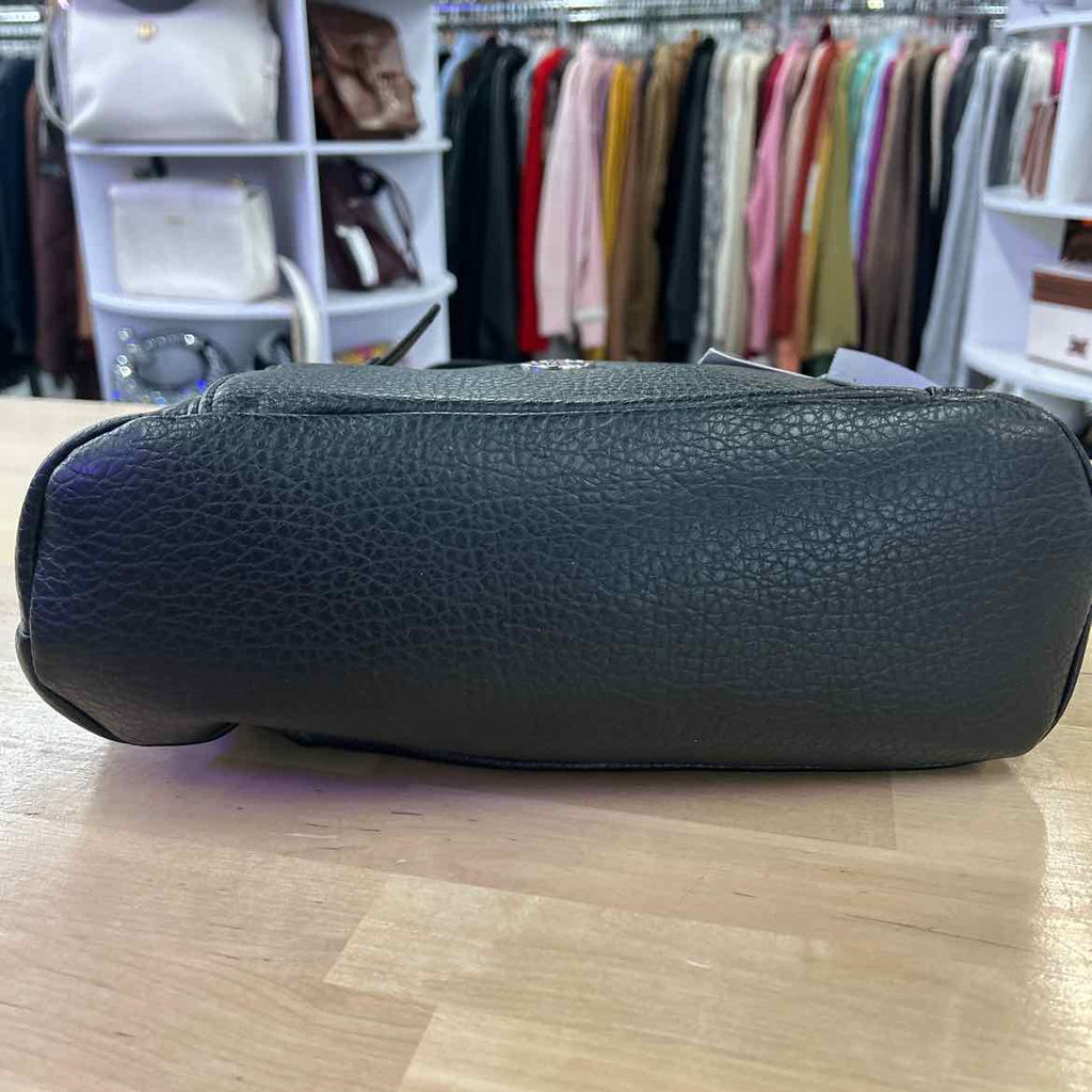 Giani Bernini Large Pebbled Tote Bag Black