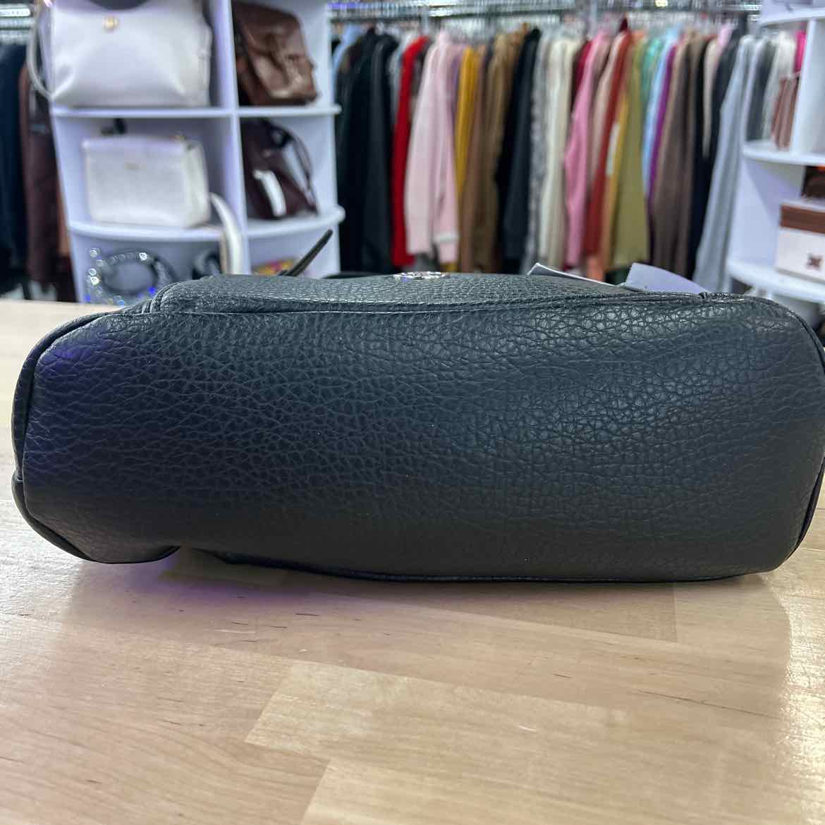 Giani Bernini Large Pebbled Tote Bag Black